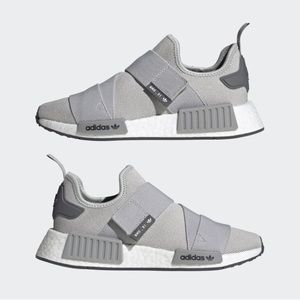adidas Originals NMD_R1 Strap ‘Grey’ Slip On Shoes GW9470 Women’s 10.5 Mens 9.5